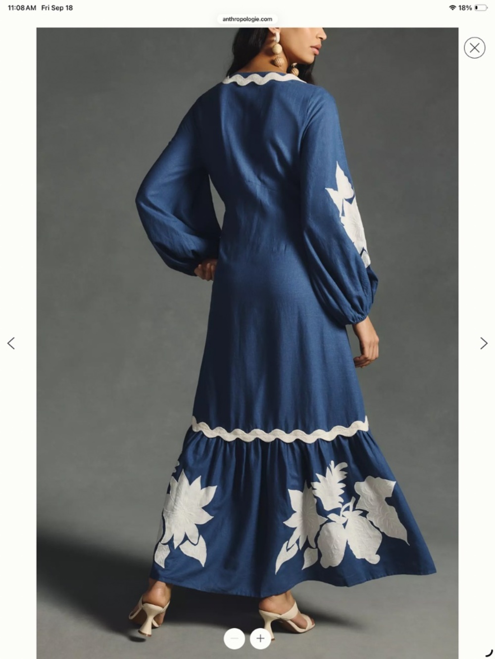 Farm Rio blue dress - Picture 2 of 7